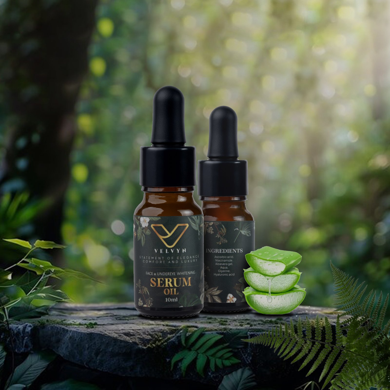 velvyn serum oil Face and Under Eye Alpha Arbutin Serum 10 ML - Image 1